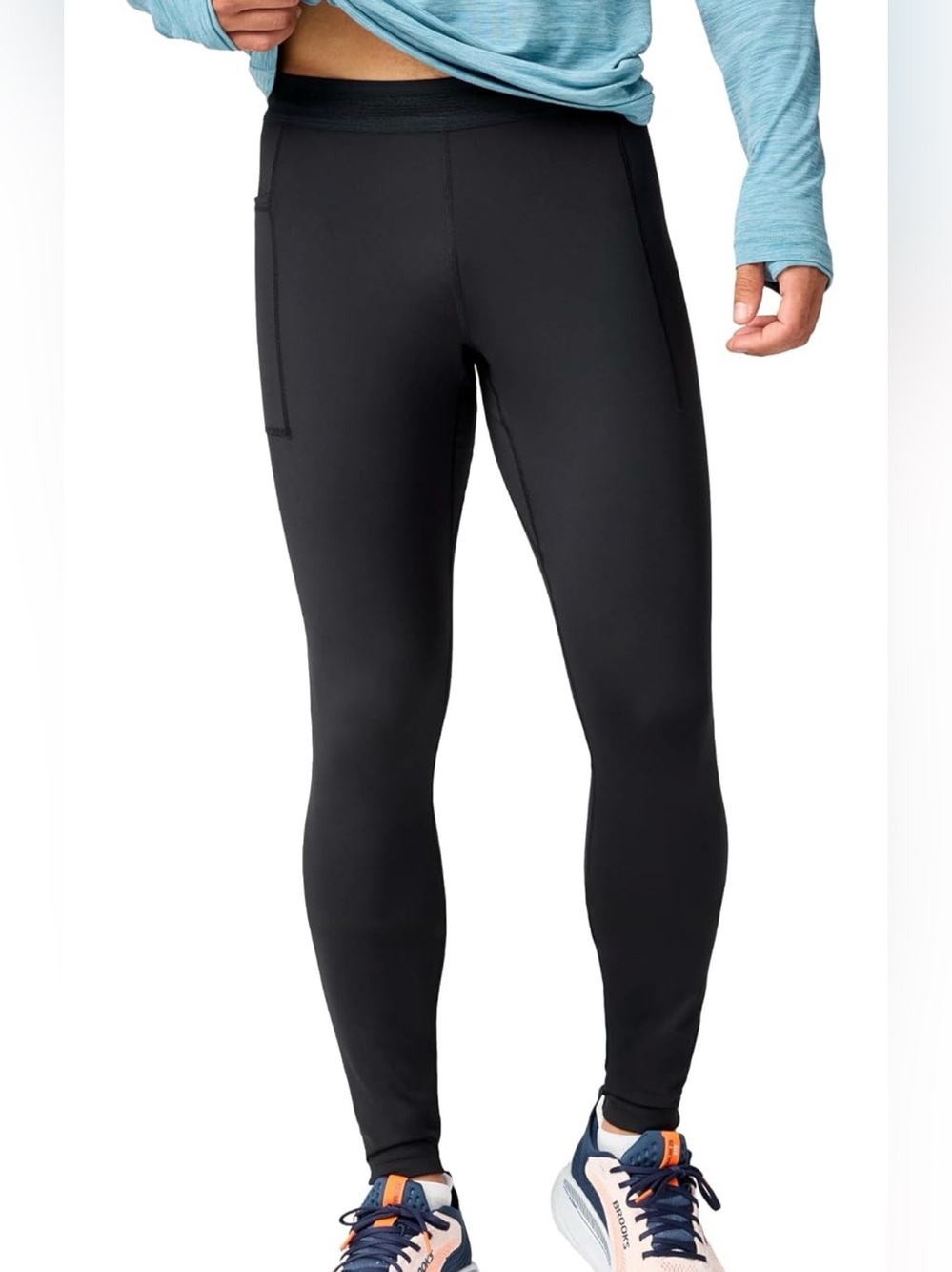 Brooks Men's Dash Tight, Compression Running Tights - Mens Medium